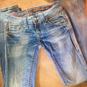 Rock Revival Jeans Size 26 distressed & AWESOME!